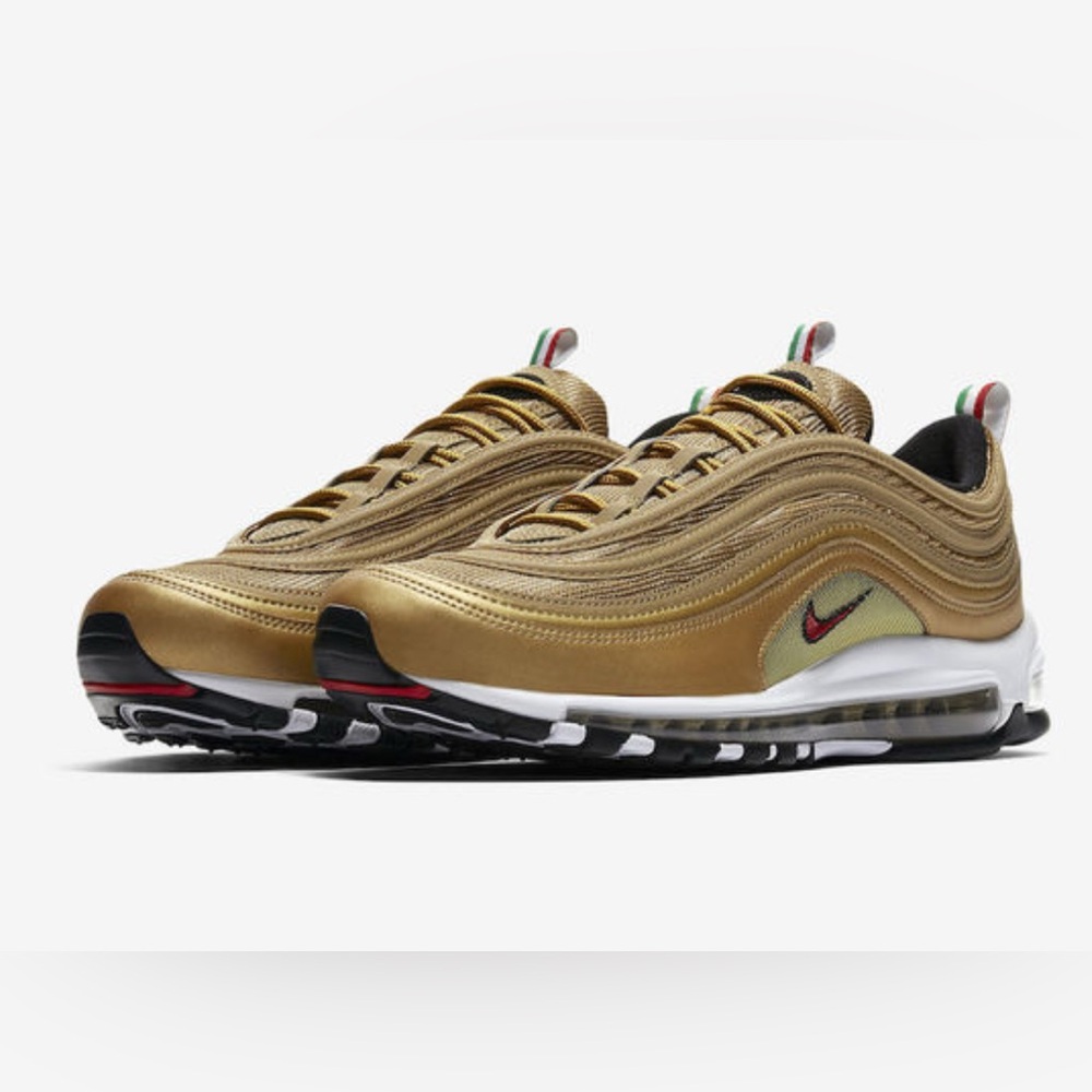 Nike Air Max 97 Gold Sneakers ❤️✨ size 6.5